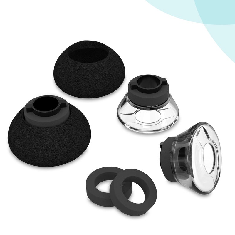 Wiki VALLEY Eartips Replacement for Plantronics Voyager 5200 5220 5210,Earphone Kits Earpads for Plantronics Voyager 5200 Voyager Legend Voyager Pro Wireless Headset- Small - Image 4